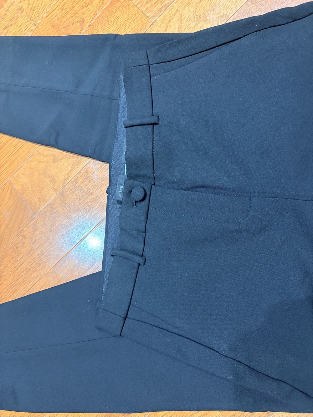 J. Crew Black Slim Tailored Dress Trousers